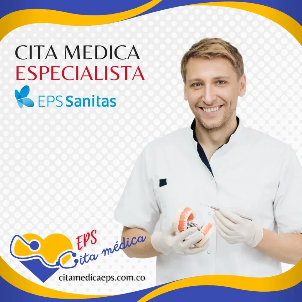 cita medica especialista odontologia sanitas