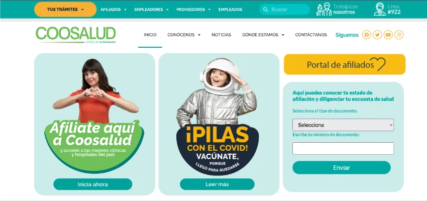 web coosalud