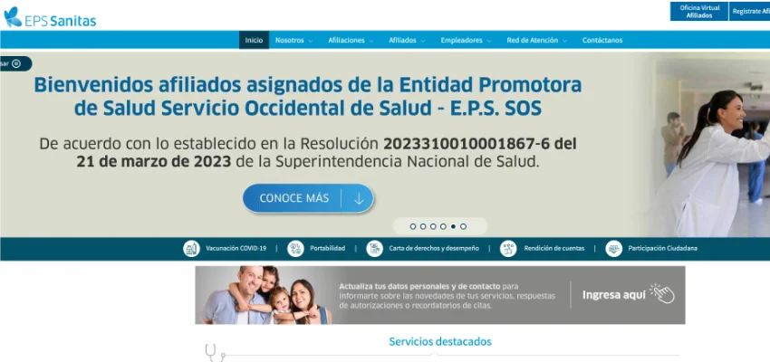 web sanitas